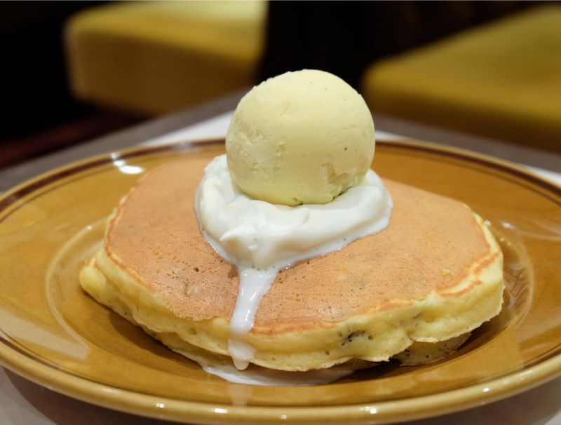 有楽町 はまの屋パーラー日比谷店 ラムレーズンのホットケーキ パンケーキ部 Pancake Club Powered By ライブドアブログ