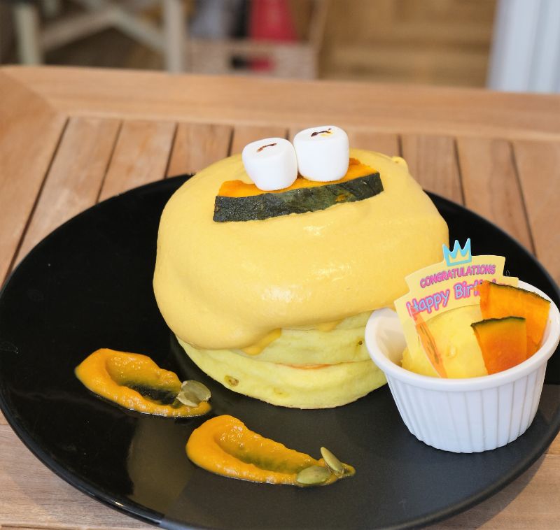 東京 北千住】茶香（ちゃか） 期間限定パンケーキ かぼちゃん : パン