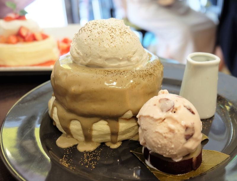 日吉 Cafe Du Paris カフェドゥパリ ほうじ茶パンケーキ パンケーキ部 Pancake Club Powered By ライブドアブログ