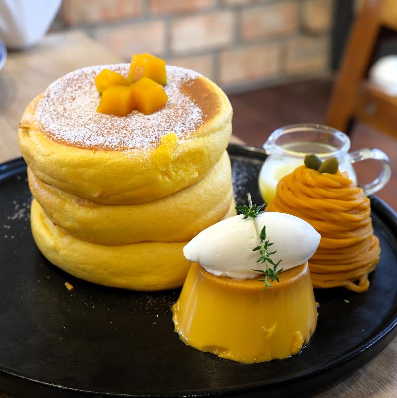 神奈川 武蔵小杉】3 STARS PANCAKE 北海道産有機かぼちゃ「くりりん