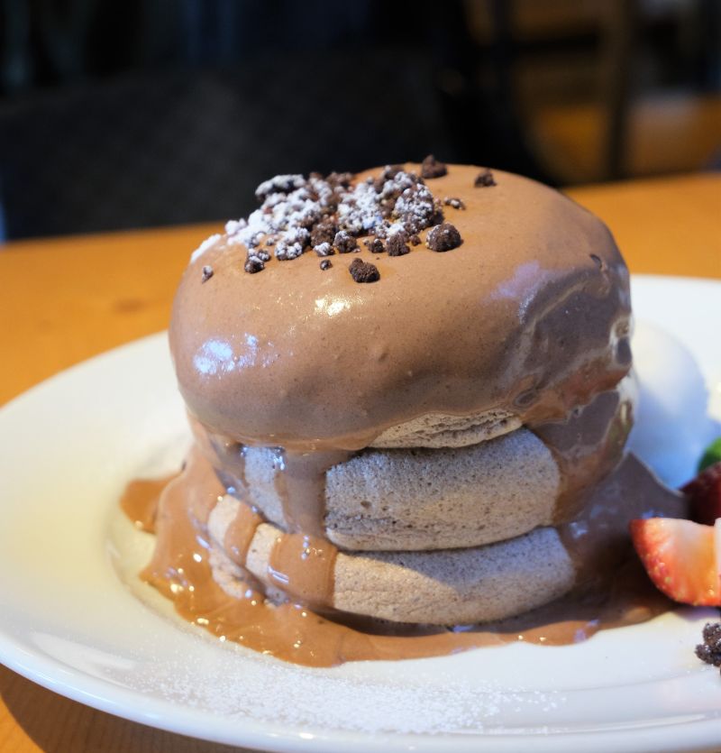 群馬 太田】BLACKSMITH COFFEE 西本町店 パンケーキ・メルティショコラ