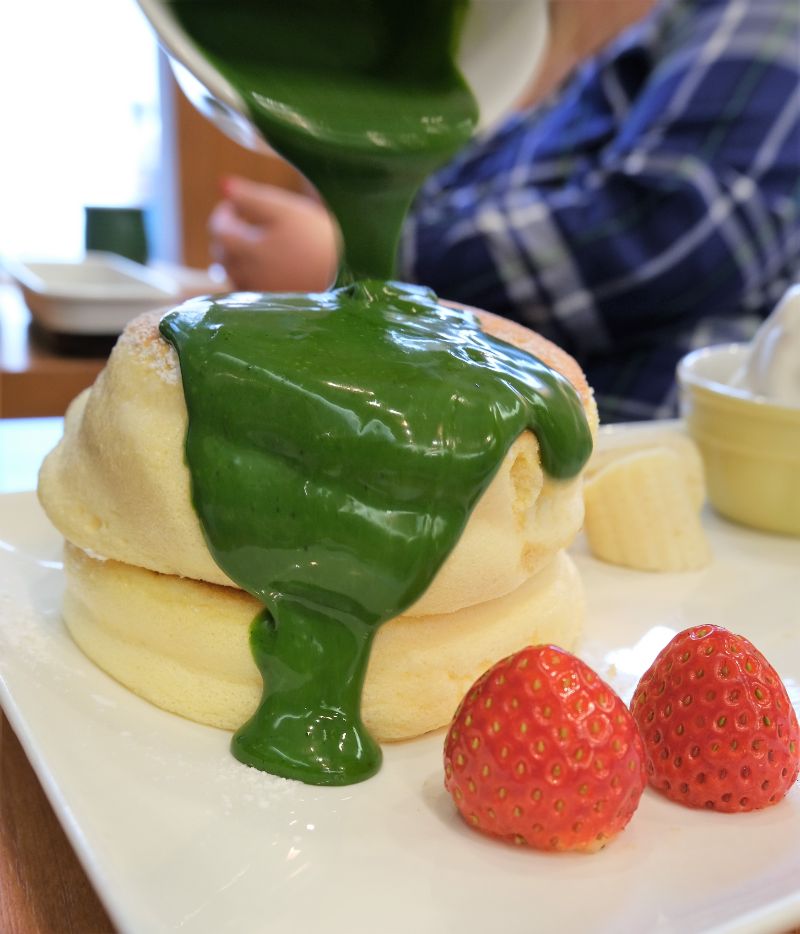 本八幡 茶寮 煉 期間限定抹茶チョコホットケーキ パンケーキ部 Pancake Club Powered By ライブドアブログ