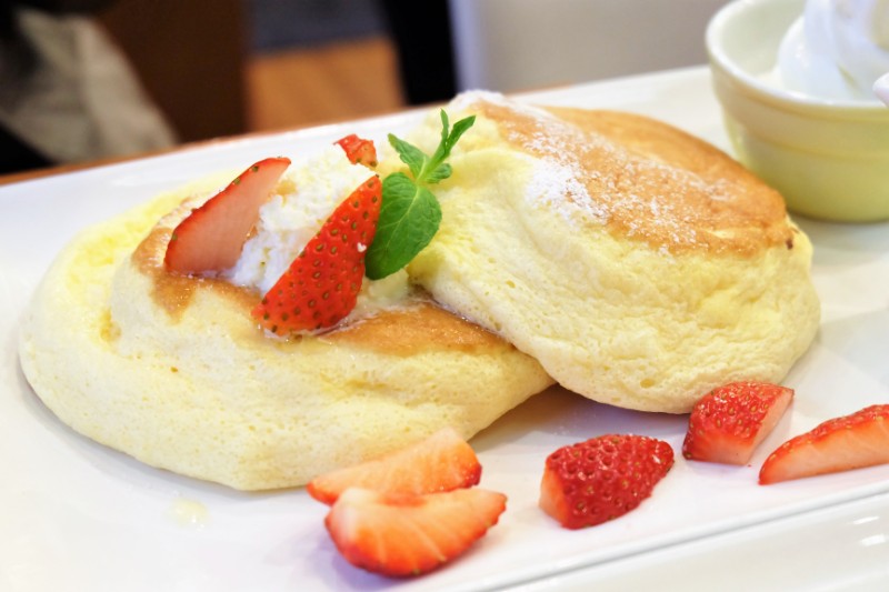 本八幡 茶寮 煉 期間限定生いちごホットケーキ パンケーキ部 Pancake Club Powered By ライブドアブログ