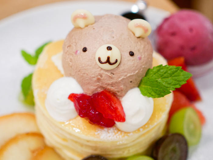 三軒茶屋】パンケーキママカフェ VoiVoi ヴォイヴォイ くまパンケーキ