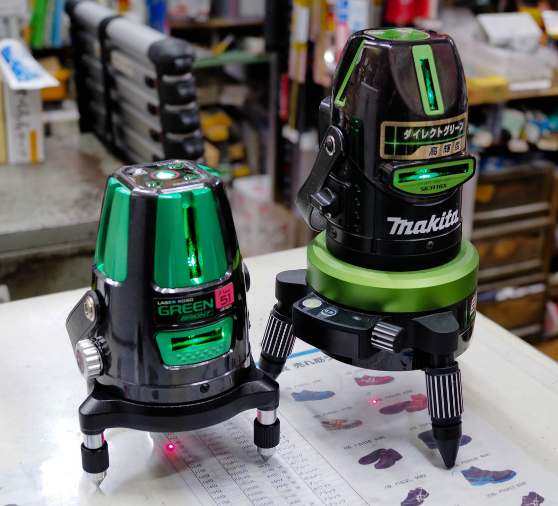 ダイレクトグリーンレーザー墨出器つづき : 大塚タナカblog