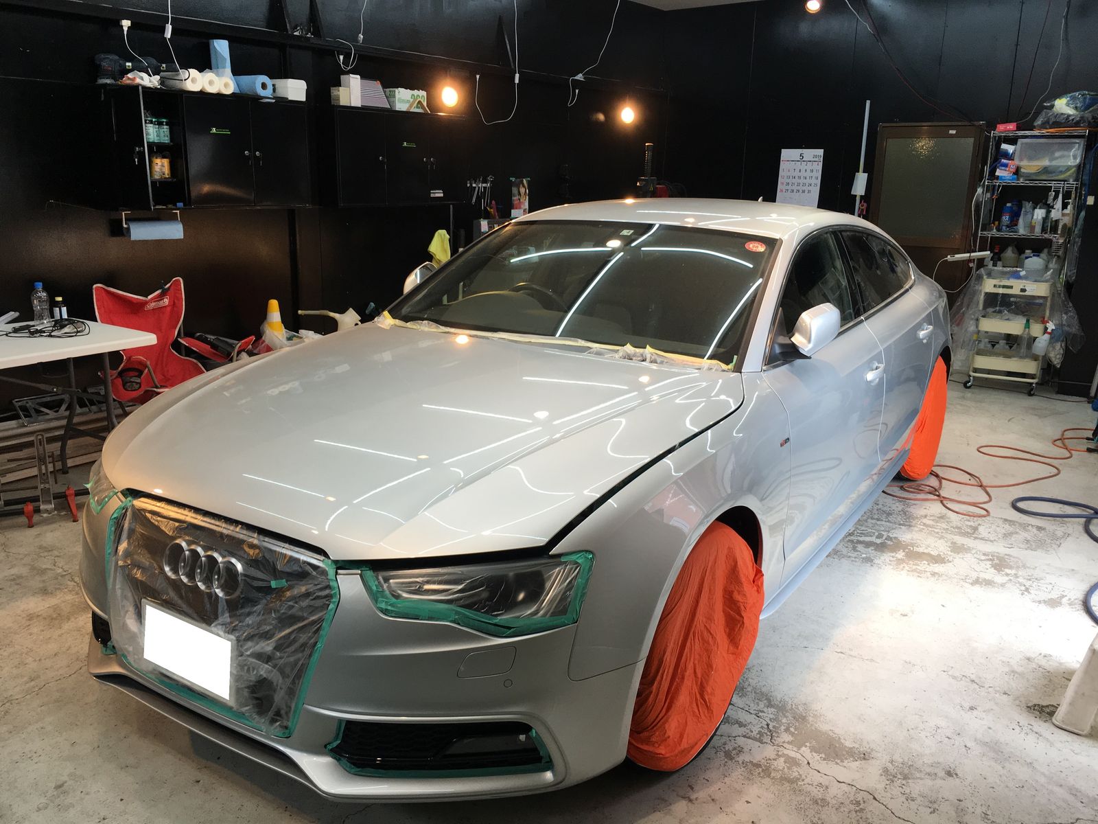 アウディ A5 磨き デントリペアでヘコミ修理 トラストデント栃木宇都宮店 那須大田原店 アウディ A5 磨き デントリペアでヘコミ修理 トラストデント栃木宇都宮店 那須大田原店