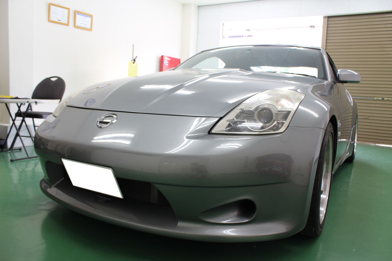 Z33 リヤタイヤアーチ部分のデントリペア デントリペア専門店 トラストデント神奈川 厚木店 Z33 リヤタイヤアーチ部分のデントリペア デントリペア専門店 トラストデント神奈川 厚木店