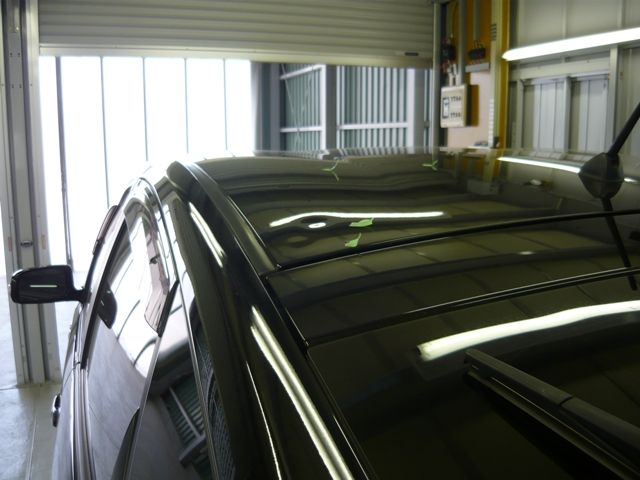 デントリペア 千葉佐倉 プリウス ルーフ へこみ修理 デントリペアでヘコミ修理 トラストデント千葉佐倉店