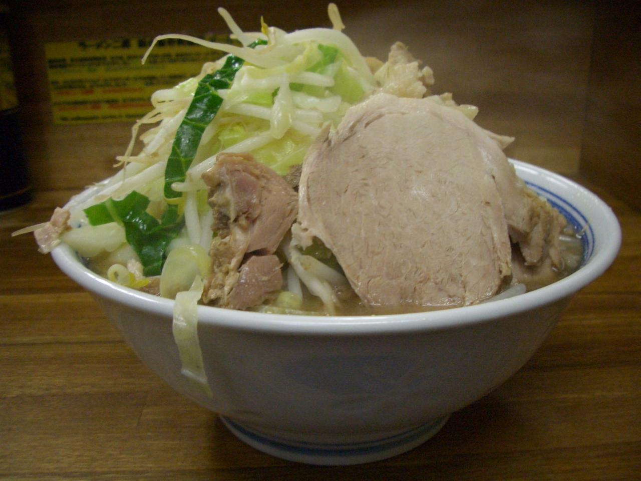 ラーメン二郎 新小金井街道店 城東 ナパームストレッチ