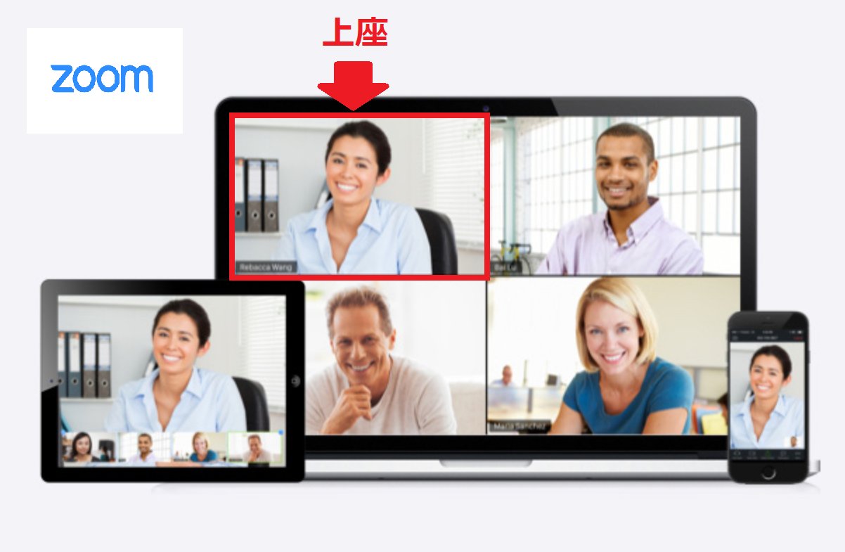 マナー講師 オンライン会議では 左上が上座 それな速報