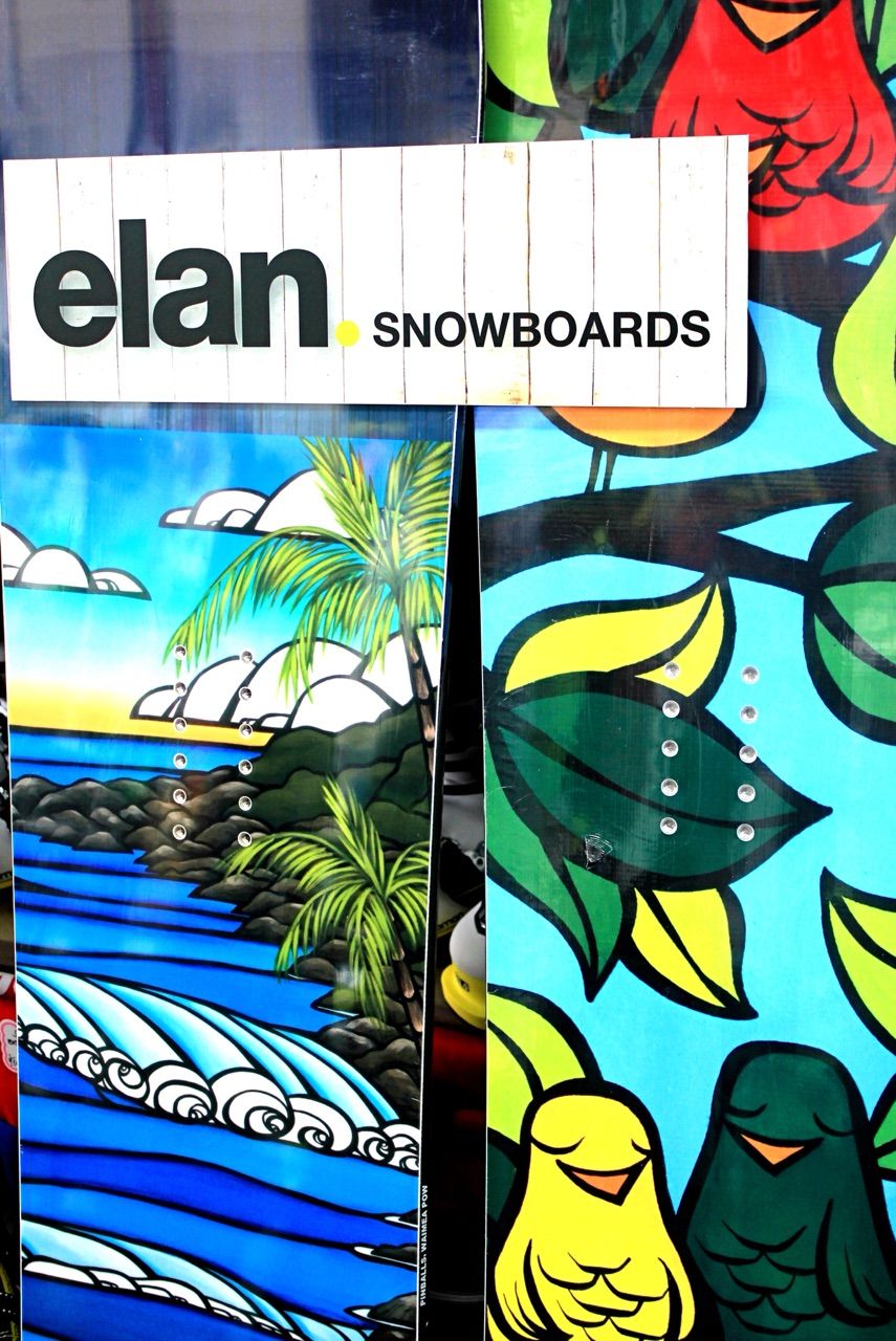 スノーボード ELAN ヘザーブラウン | エラン 板 - ヘザーブラウンver