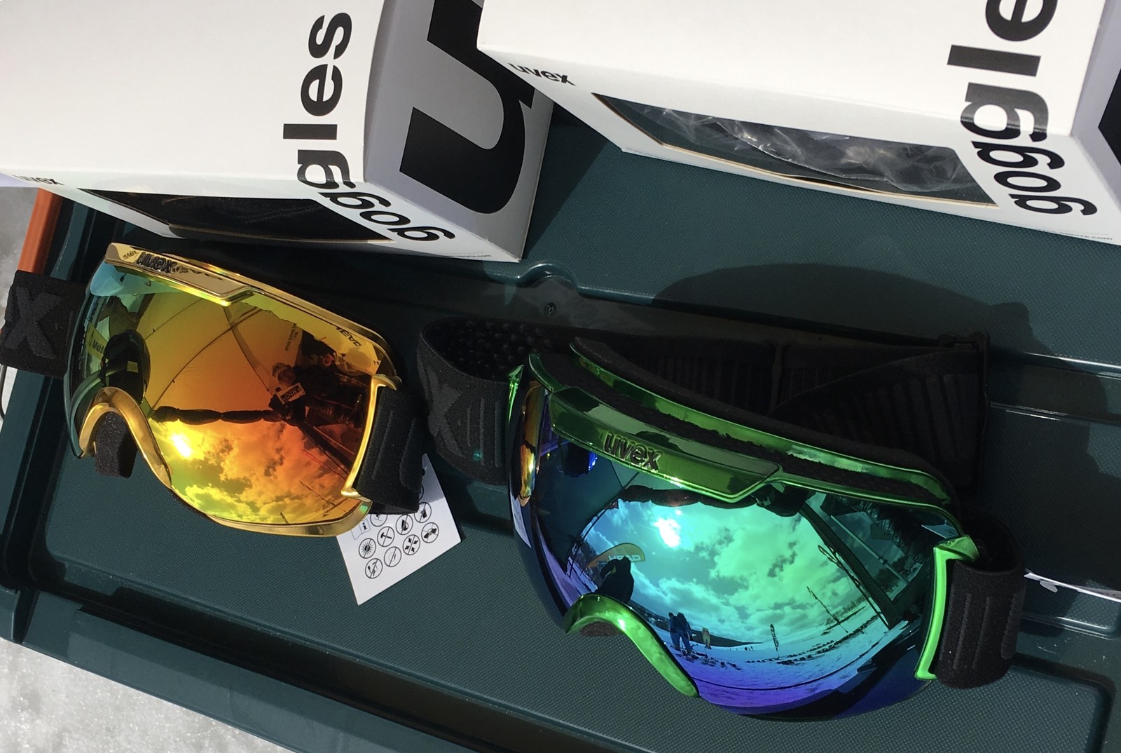 超限定 Uvex Downhill 00 Fm Green Chrome Ski Pro Shop Ebisu