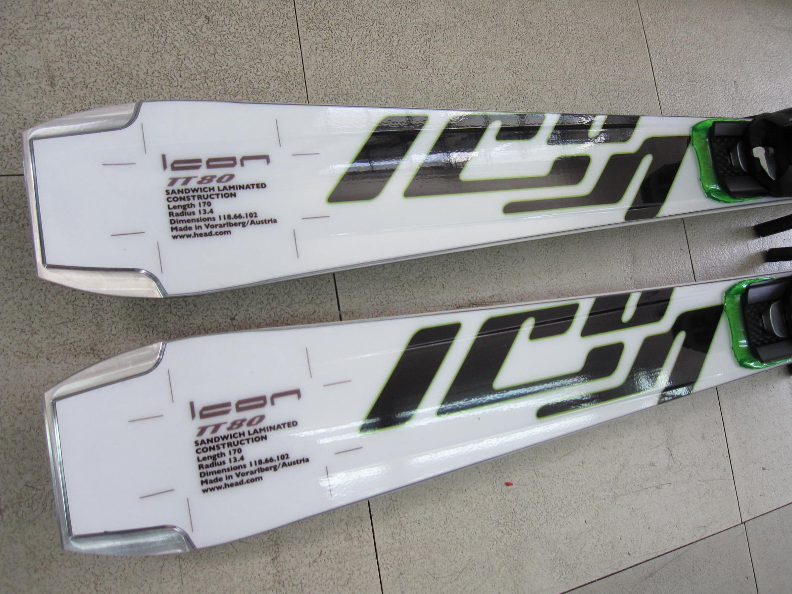 【美品】HEAD　スキー板　ICON　TT80 164cm