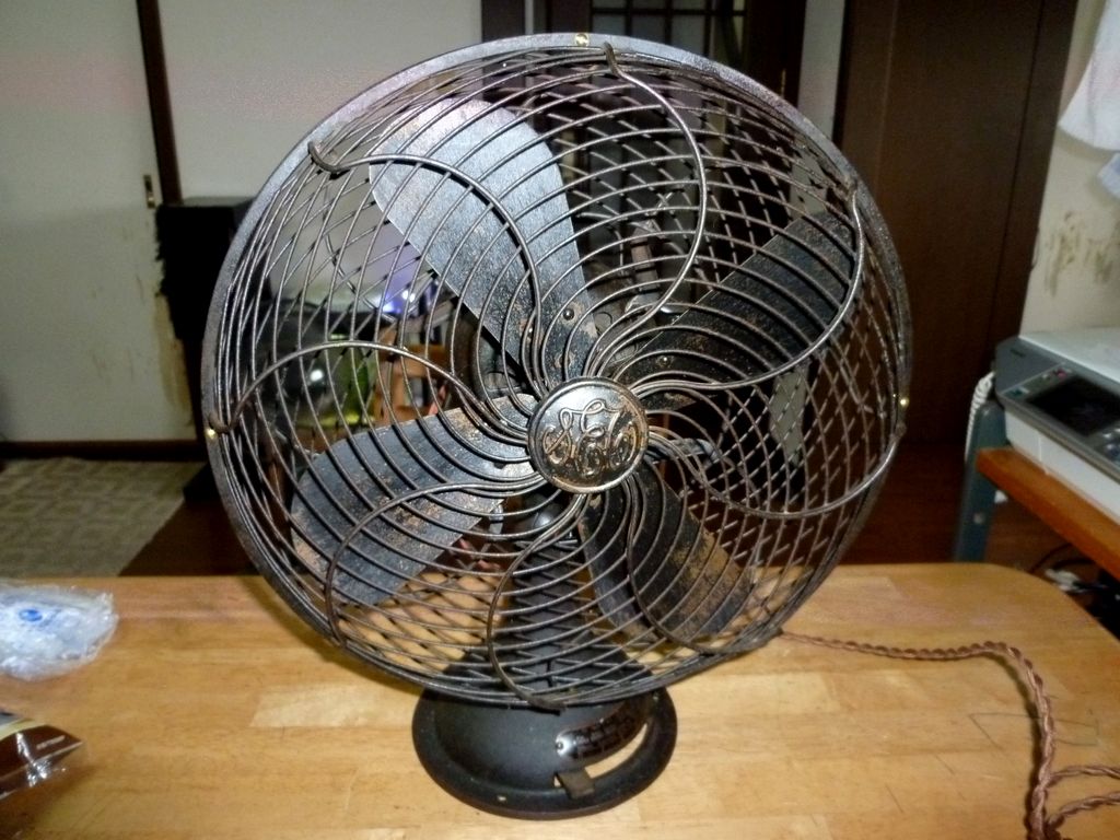 昭和初期？の芝浦電気扇C-7032の修理と整備 : team_junkerの