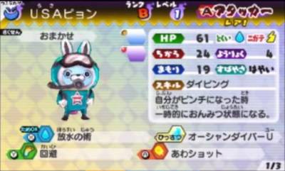 妖怪ｳｫｯﾁﾊﾞｽﾀｰｽﾞ Usaピョンの衣装 ﾏﾘﾝ ﾐﾘﾀﾘｰ ﾄﾞﾗｲﾋﾞﾝｸﾞ ｱﾒﾌﾄ のﾊﾟｽﾜｰﾄﾞはこれだニャン がめおべら