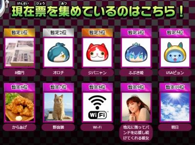 妖怪ウォッチぷにぷに キャラクター人気投票が開催 8億円が強すぎるって何 がめおべら