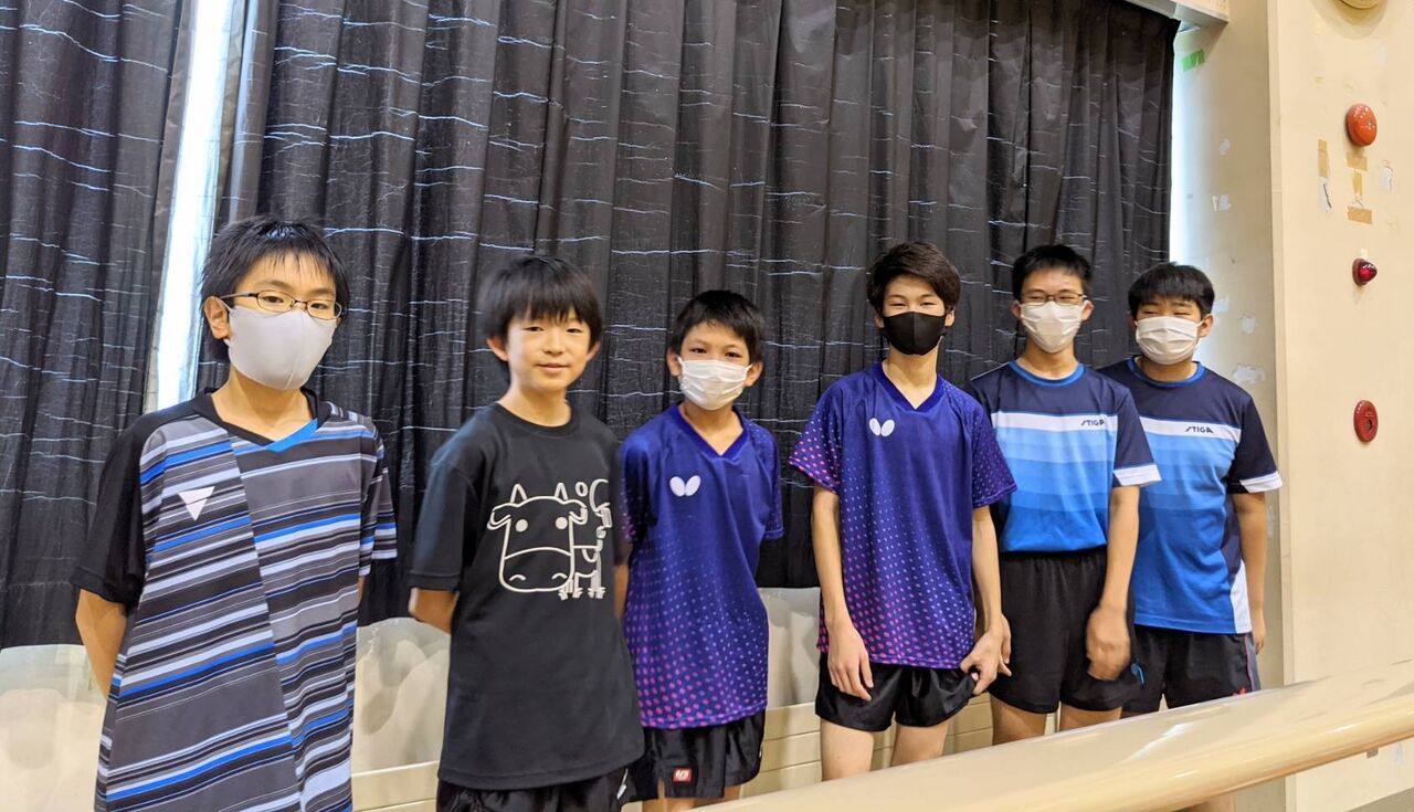 21 全日本カデット福島県大会 チームa T C 福島市の卓球クラブ