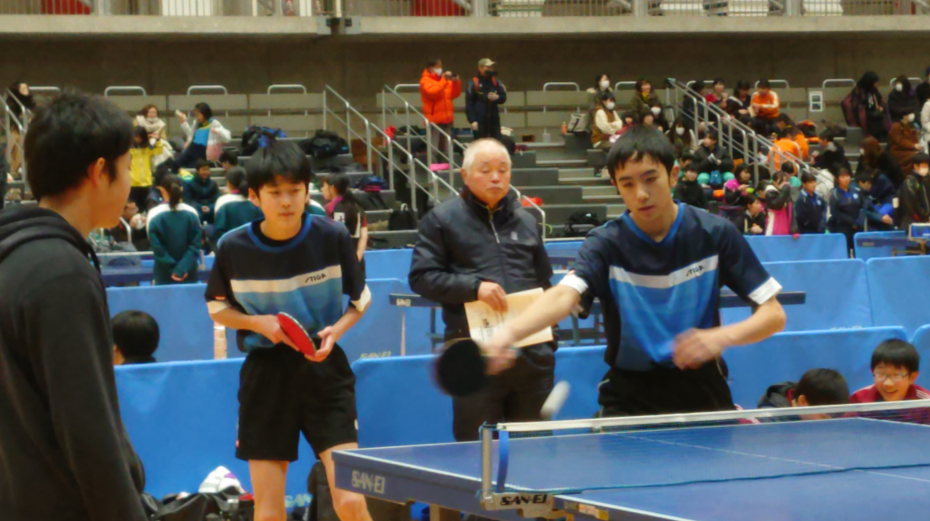 令和元年度白石市卓球協会長杯 中学生以下団体 チームa T C 福島市の卓球クラブ