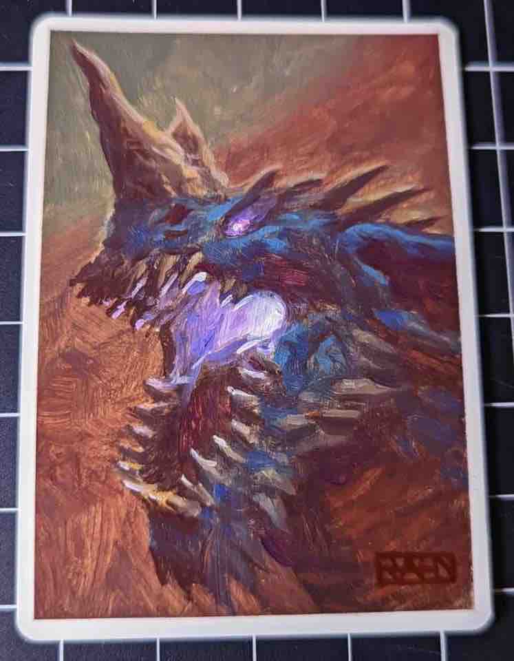 mtg アーティストプルーフ　ペイント　ティアマト　再処理 アーティストプルーフ紹介（ティアマト） : 平平MTG日記