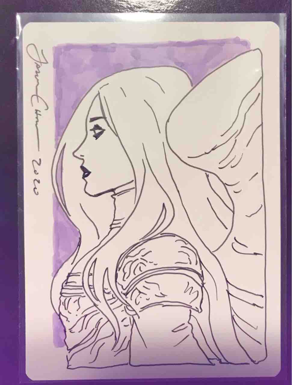 mtg アーティストプルーフ 黄昏の番人 スケッチあり マジック