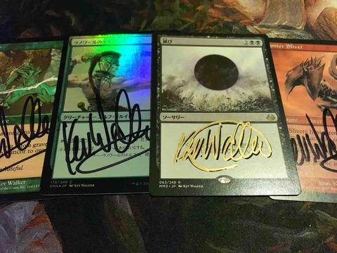 Kev Walker等のサイン : 平平MTG日記