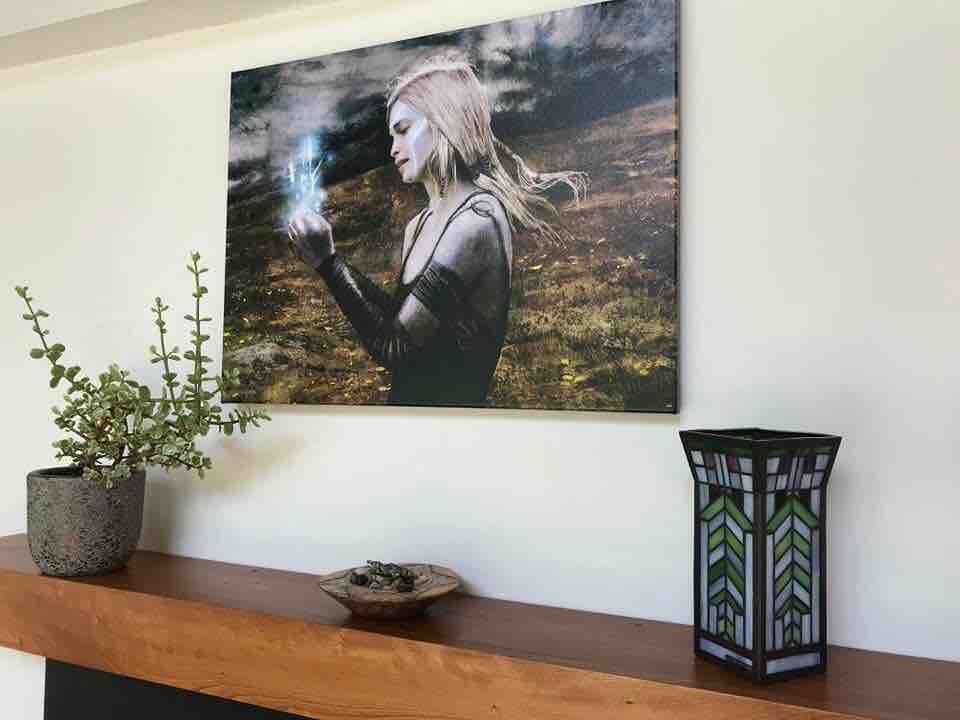 MTG始まりの町キャンバスアート絵