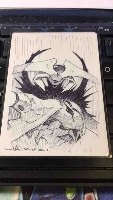 MTG 無常の神 アーティストプルーフ モノクロスケッチ MTG 無常の神 アーティストプルーフ モノクロスケッチ MTG 無常