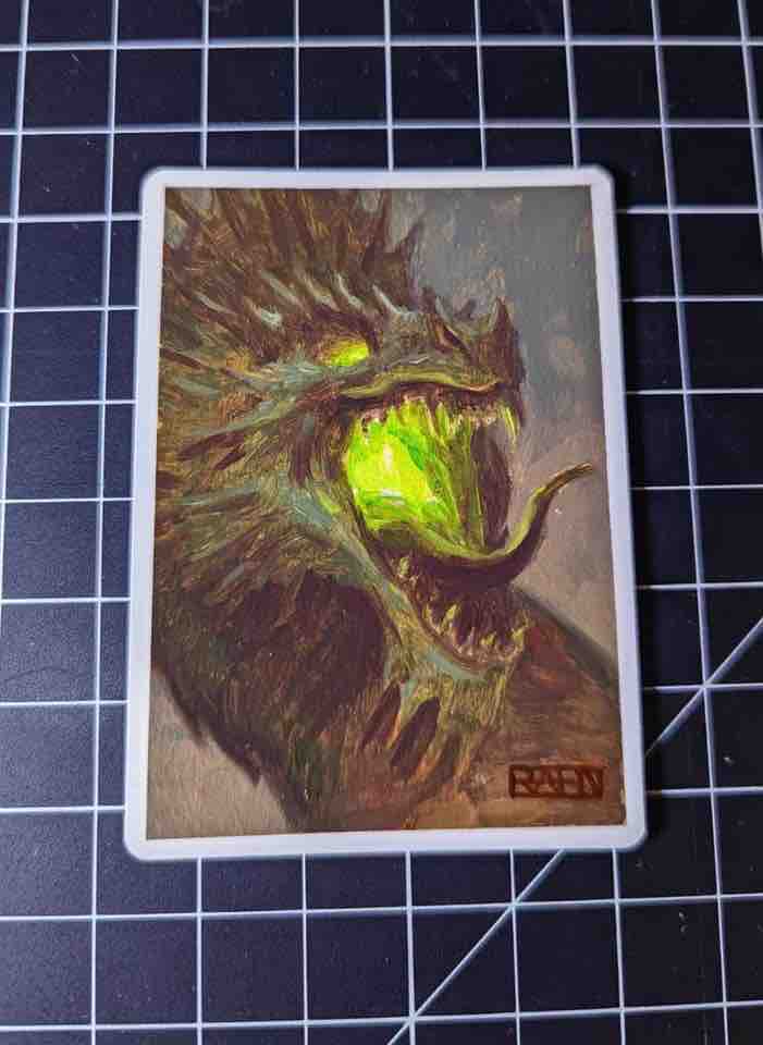 mtg アーティストプルーフ　ペイント　ティアマト　再処理 アーティストプルーフ紹介（ティアマト） : 平平MTG日記