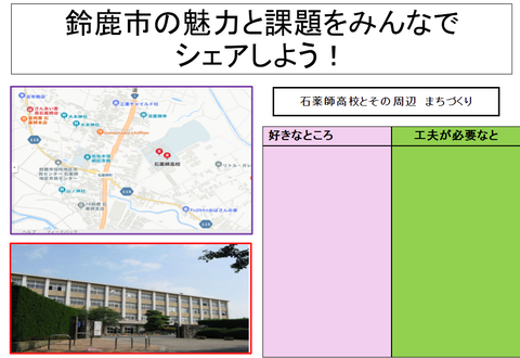 ポストイット　石薬師高校