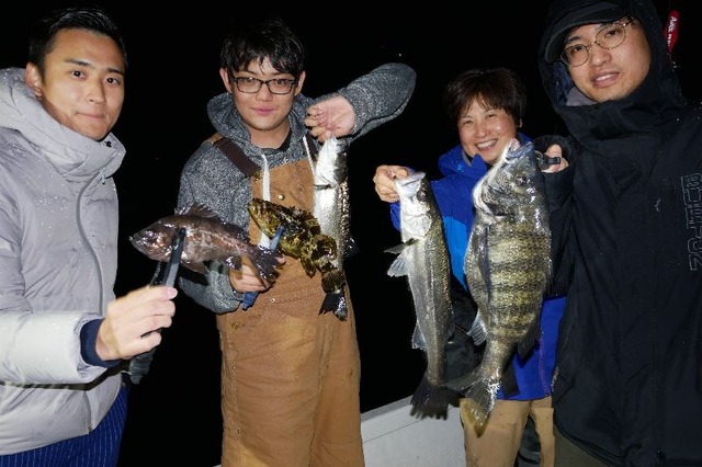 名古屋港　根魚　メバル　シーバス