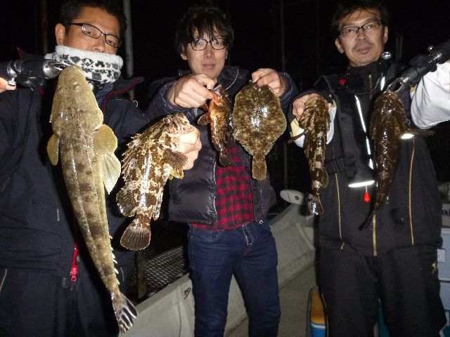 名古屋港　根魚　マゴチ