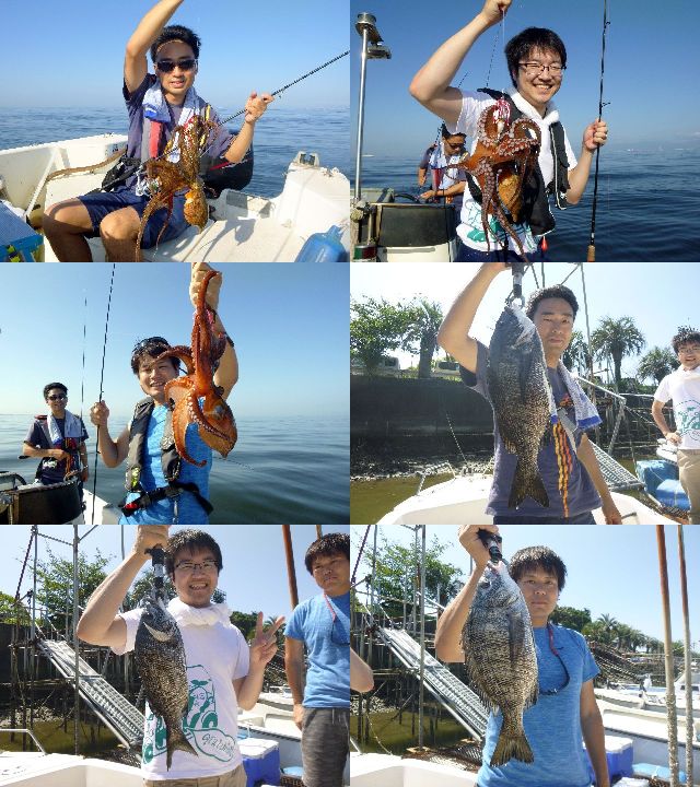 名古屋港　クロダイ＆マダコ