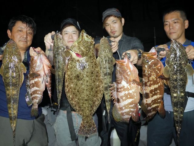 キジハタ ヒラメ マゴチ 釣果写真