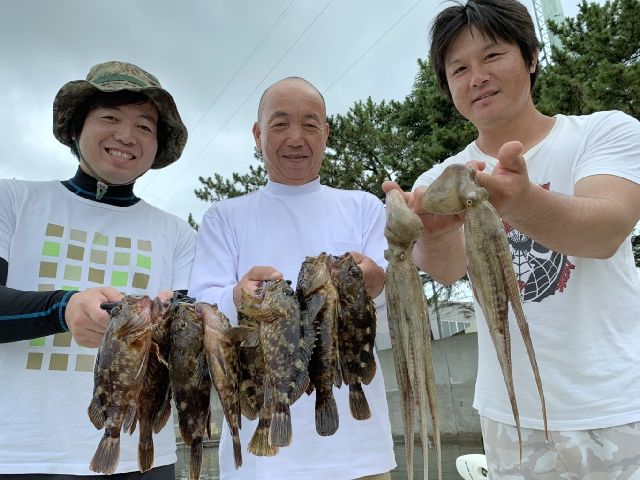 名古屋港　マダコ＆根魚