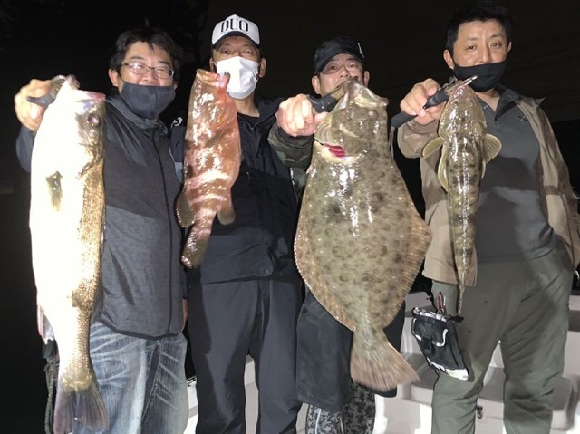 名古屋港 ヒラメ マゴチ キジハタ