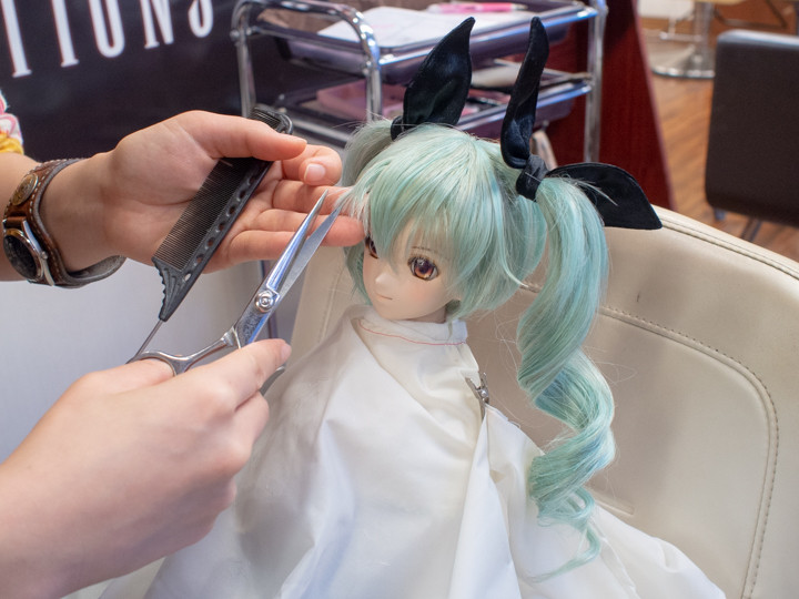 ドールin美容室 受け取り編 自由な色で広げたい