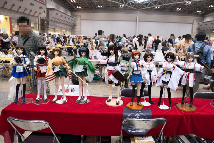 ドールズパーティ３１に行ってきた お茶会卓 艦これ 自由な色で広げたい