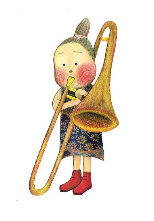 ６月前半の こどもと動物の絵 Teatro Musicale 音楽の劇場