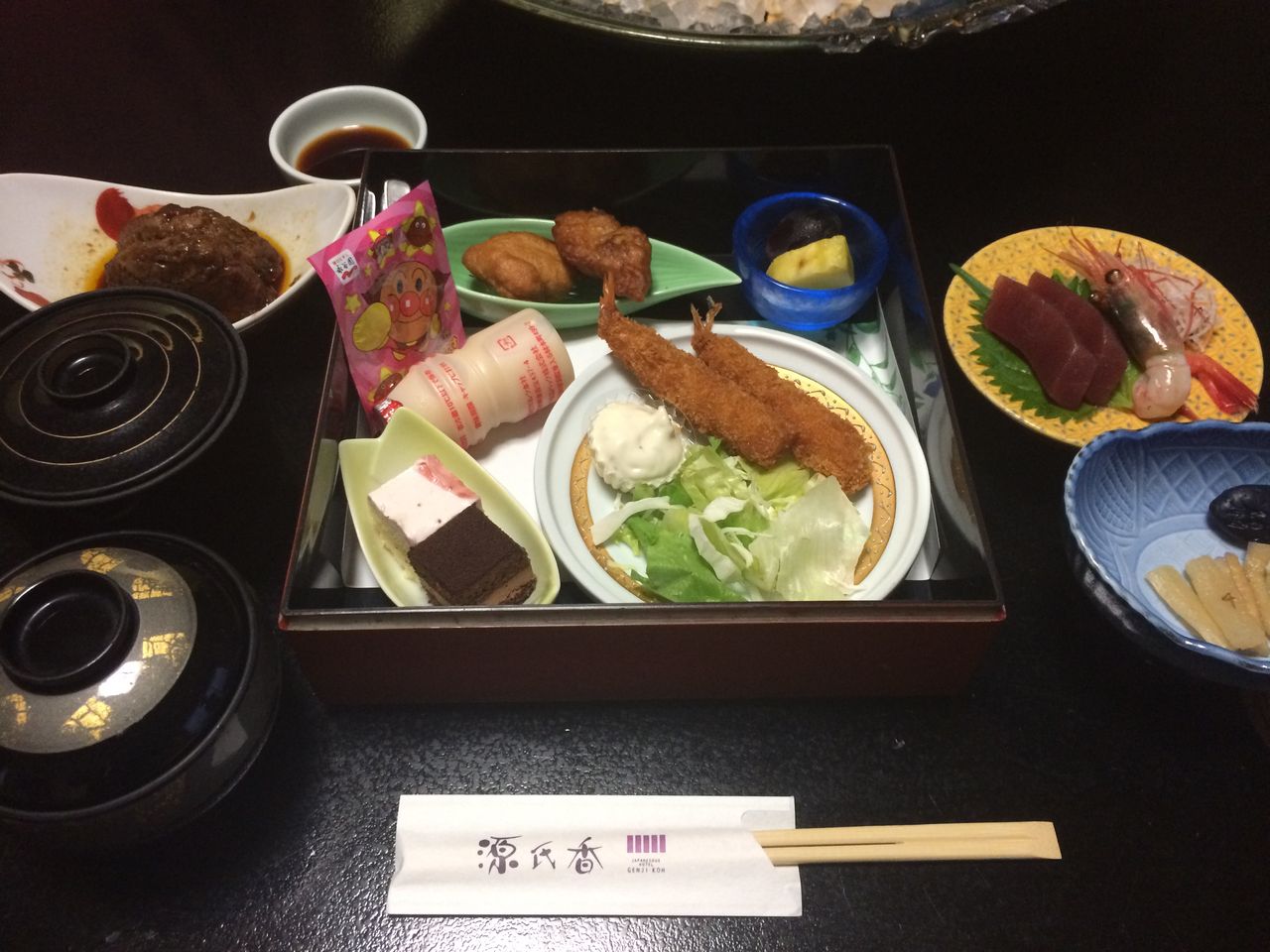 2歳1ヶ月子連れ愛知旅行 源氏香の夕食 ダメ親父の奮闘記 2歳1ヶ月子連れ愛知旅行 源氏香の夕食 ダメ親父の奮闘記