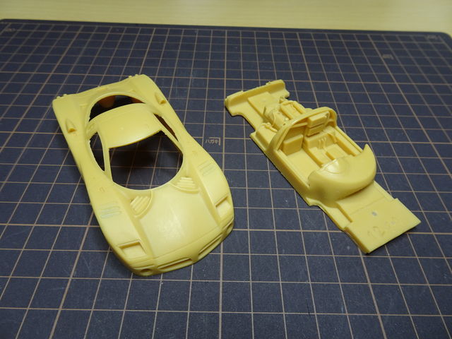 ﾌﾟﾛﾊﾞﾝｽﾑﾗｰｼﾞｭ 日産r390 製作 No 1 キットの中身 てっちゃんわんわん