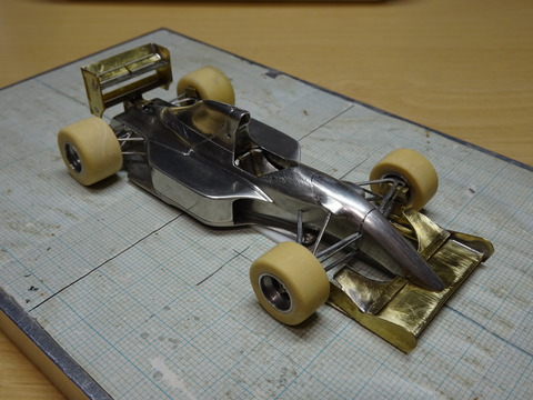 タメオ ウィリアムズ FW14B製作 NO.7 全体仮組みです
