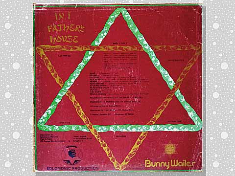 Bunny Wailer / In I Father's Houseジャマイカ盤 Bunny Wailer – In I Father's House – Cassette (Album, Stereo