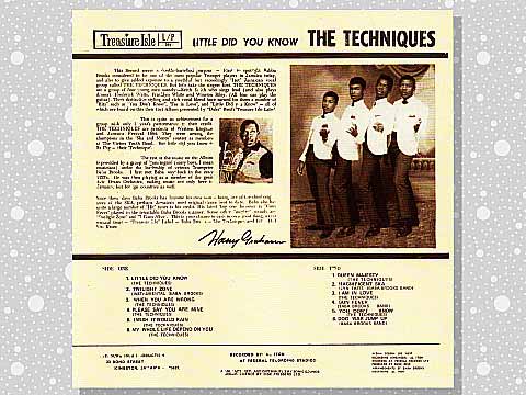 THE TECHNIQUES LITTLE DID YOU KNOW 最高傑作‼️ TECHNIQUES - Little Did You Know: Original Album Plus Bonus