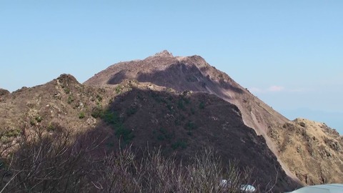 妙見山より見た普賢岳