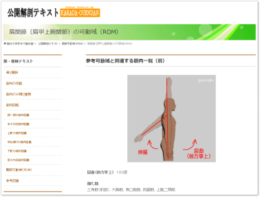 肩関節可動域