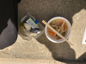 豚汁とおにぎり