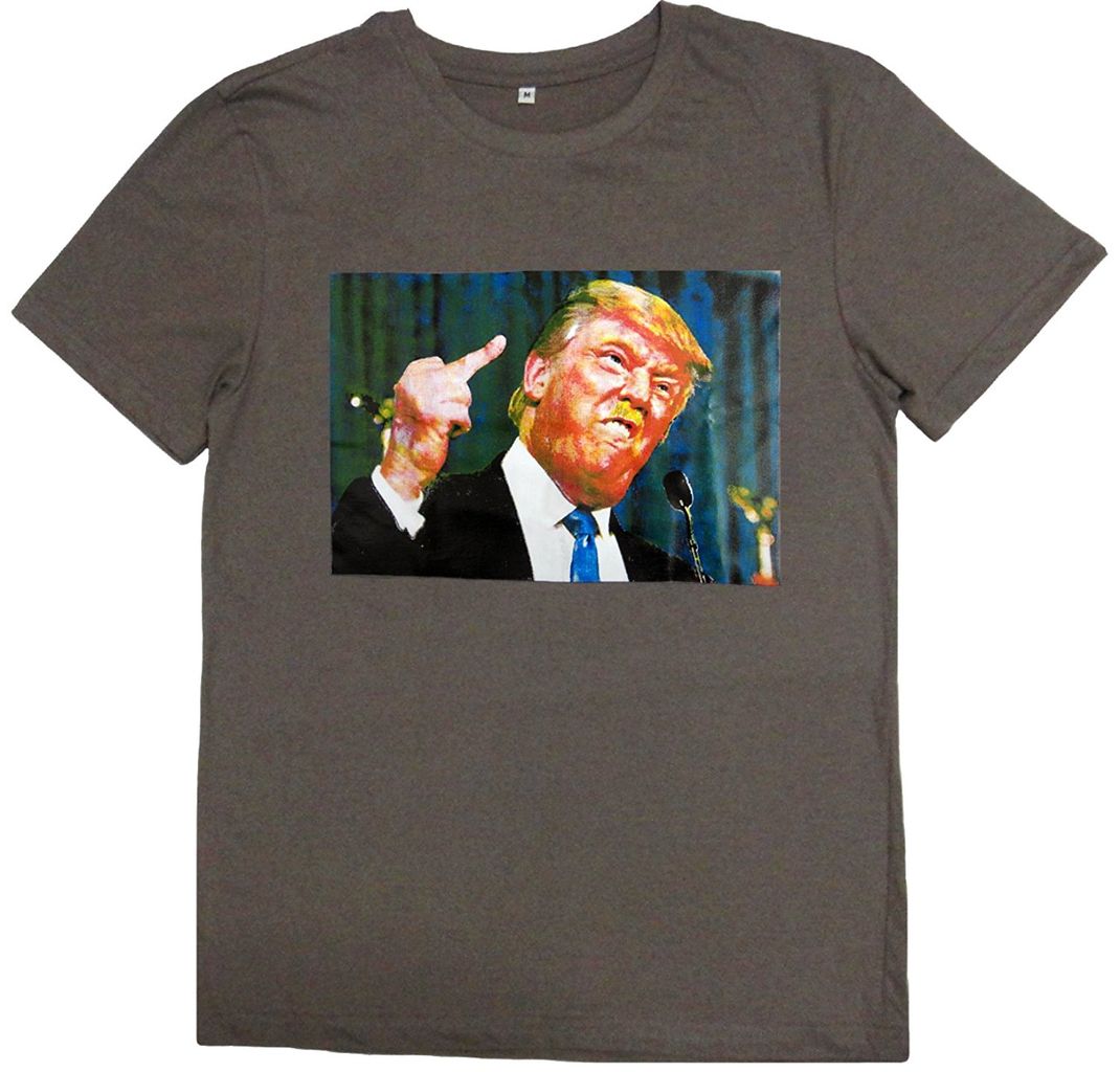 パロディ Tシャツ 怒りのドナルド トランプ Donald Trump Thug Life おもしろtシャツマニアックス パロディ Tシャツ 怒りのドナルド トランプ Donald Trump Thug Life おもしろtシャツマニアックス