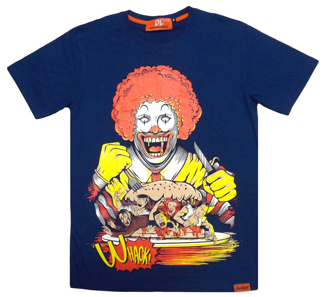おもしろ パロディ Tシャツ ピエロの人間ハンバーガー Whack おもしろtシャツマニアックス おもしろ パロディ Tシャツ ピエロの人間ハンバーガー Whack おもしろtシャツマニアックス