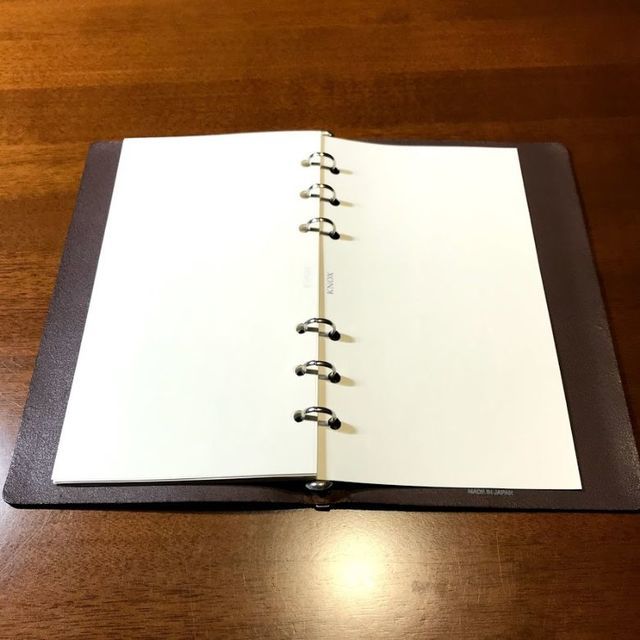 2020年のおすすめシステム手帳は「ノックスブレインのルフト」軽くて薄い究極のミニマム手帳