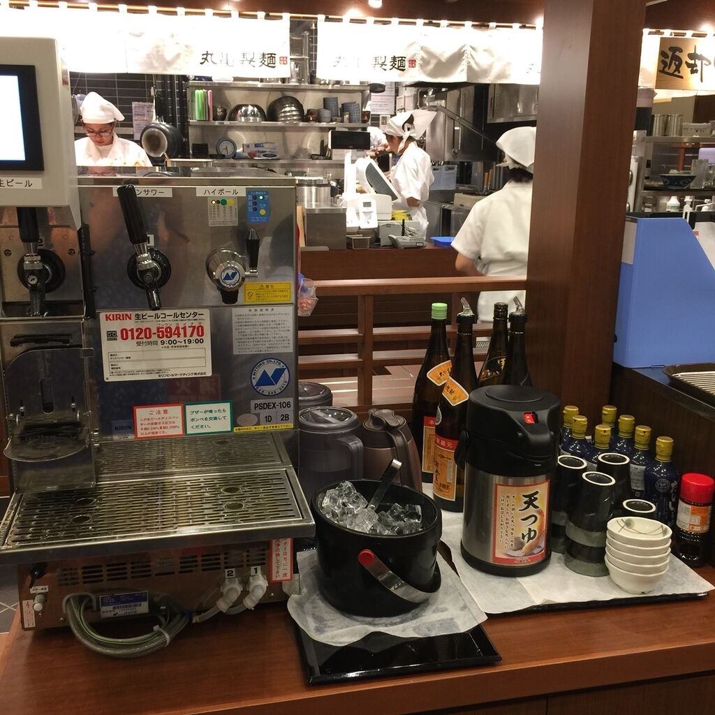 丸亀製麺の飲み放題がお得すぎ！うどんと天ぷらと小鉢つきでたった1000円